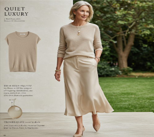 women wearing quiet luxury