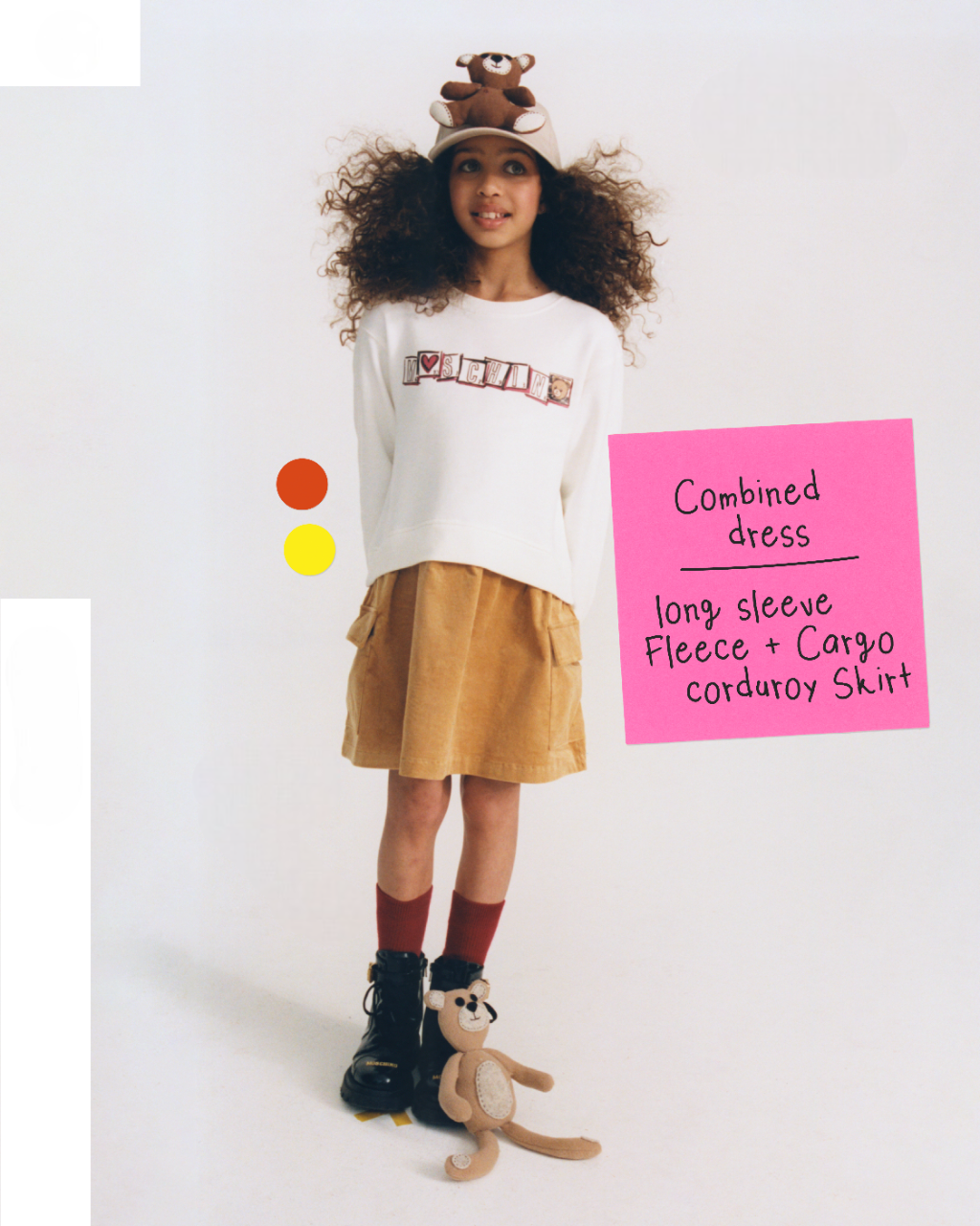 girl wear a comfort fabric cotton blend dress - sami bazzi